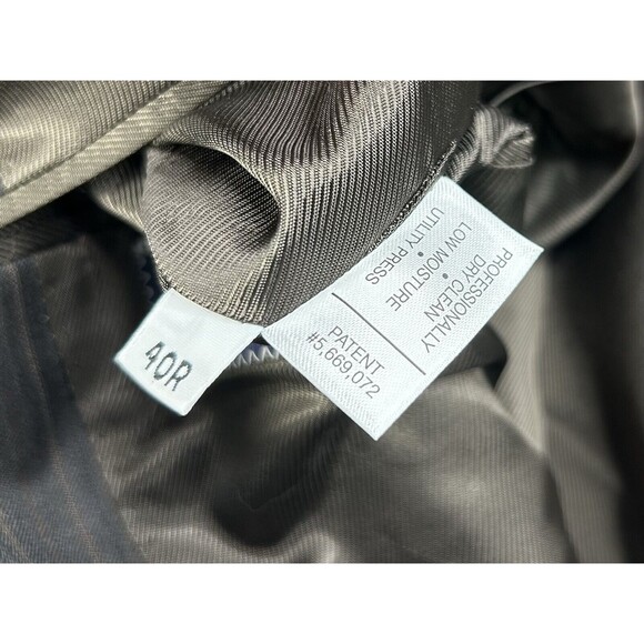 Daniel Cremieux Blazer Sport Coat Suit Jacket Loro Piana 40R Gray Pin Striped - Picture 10 of 13
